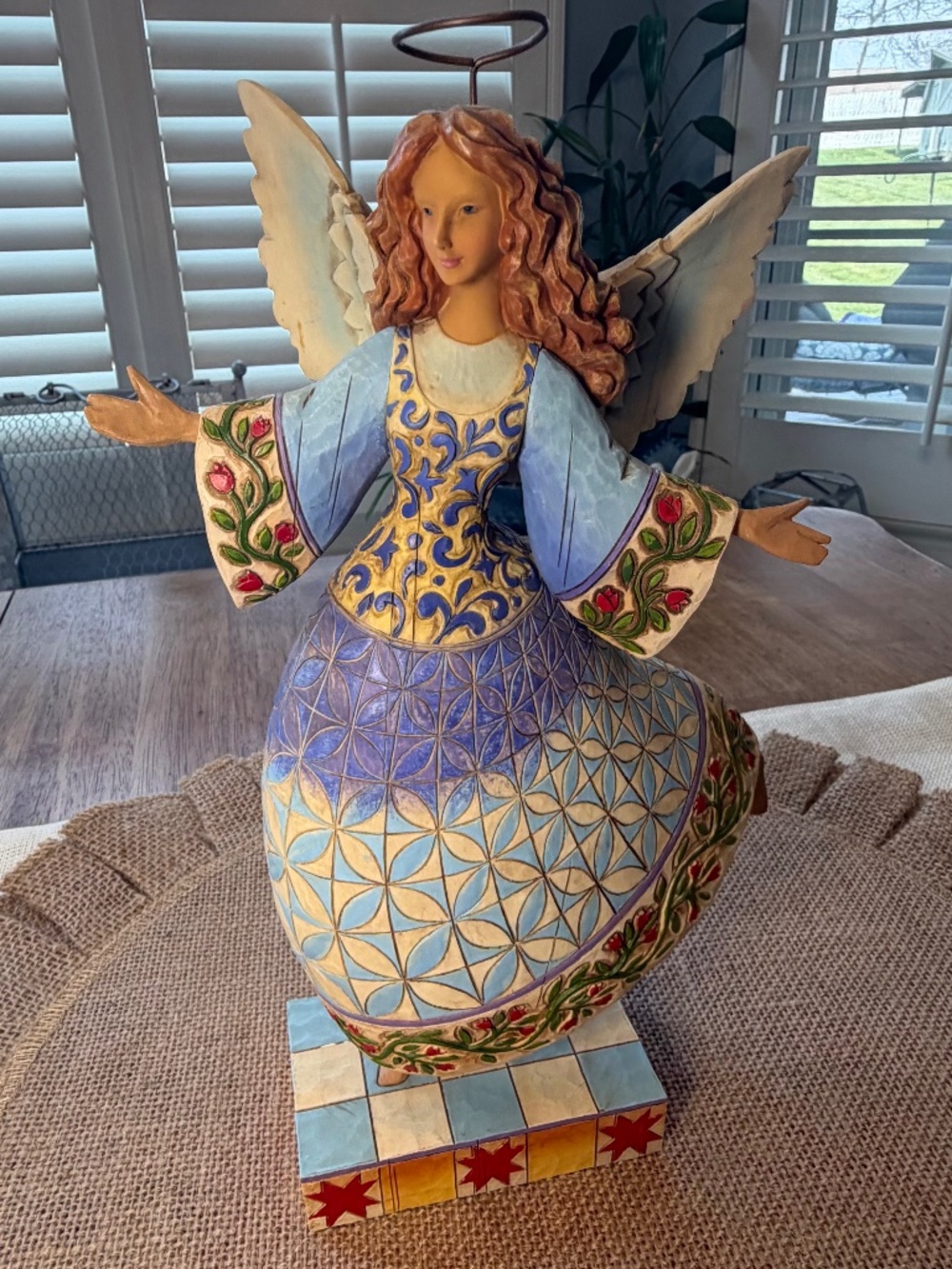 Enesco Jim Shore 2006 Heavenly Dancer Angel On Pointed Toe Figurine